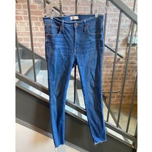 Madewell High-rise skinny jeans size 30